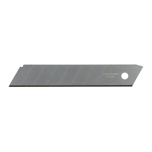 Fiskars 18mm Pro Carbonmax Snap Off Blades 5 Pack - Steel - 110mm
