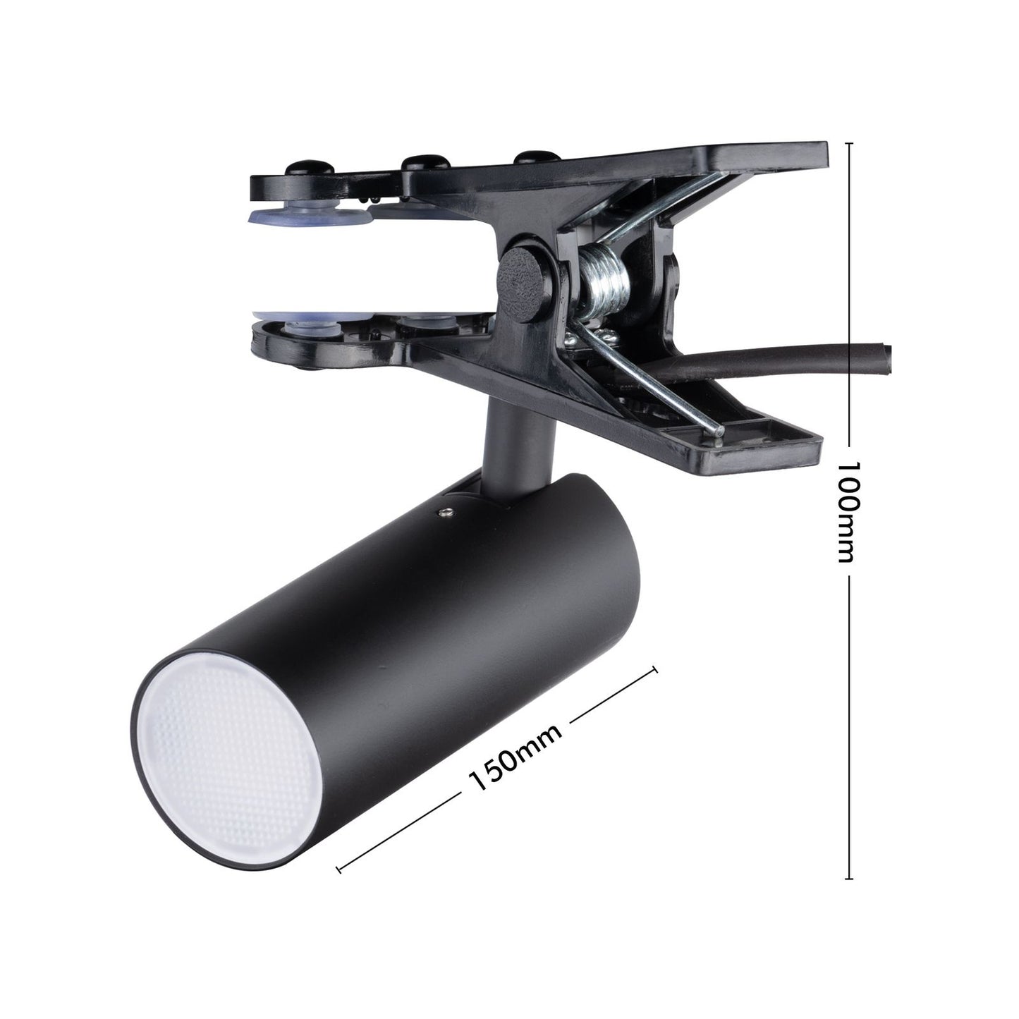 Verve Design Cody Clip Lamp - 4.5W - 145 x 90 x 130mm - Black