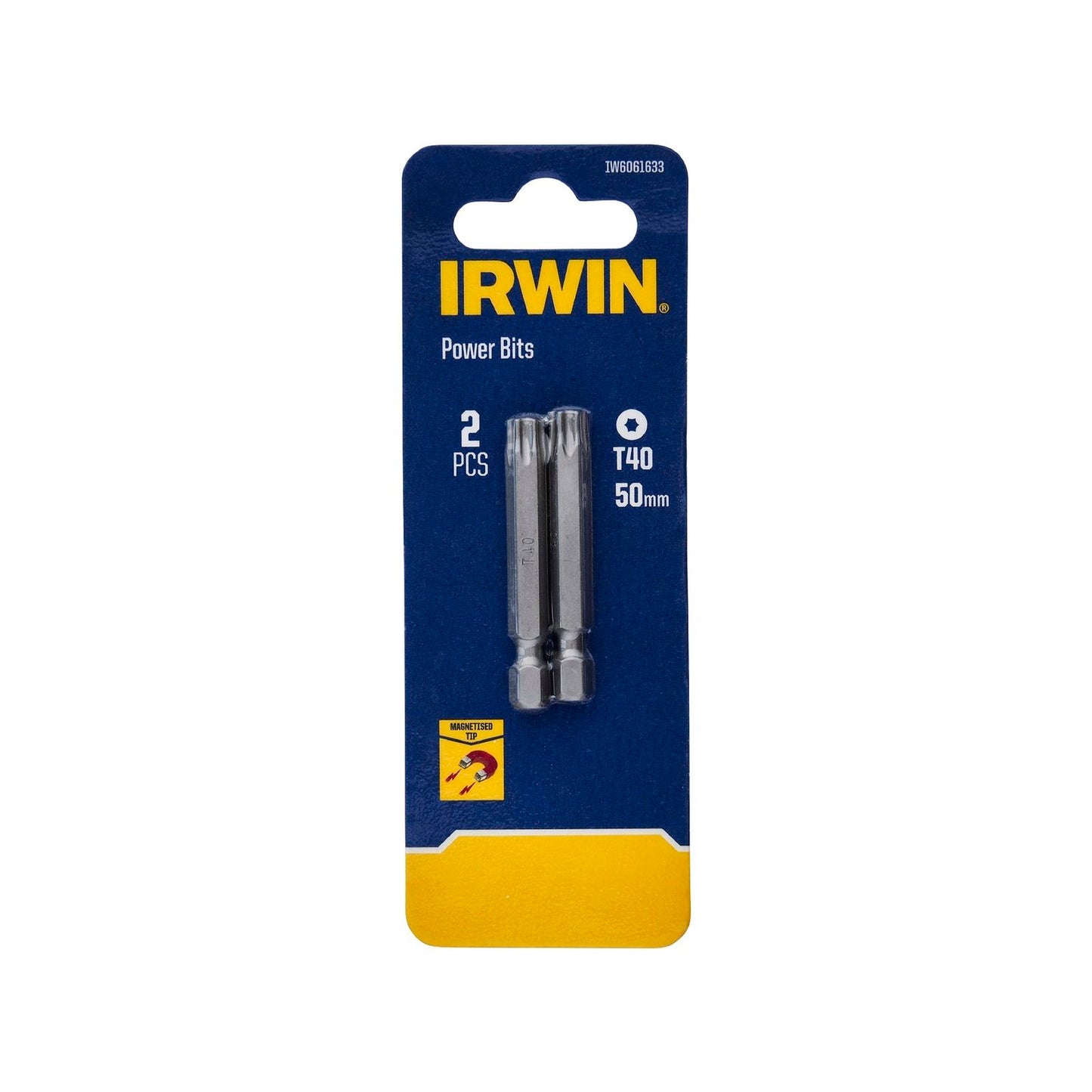 Irwin Power Bits T40 50mm 2 Pack