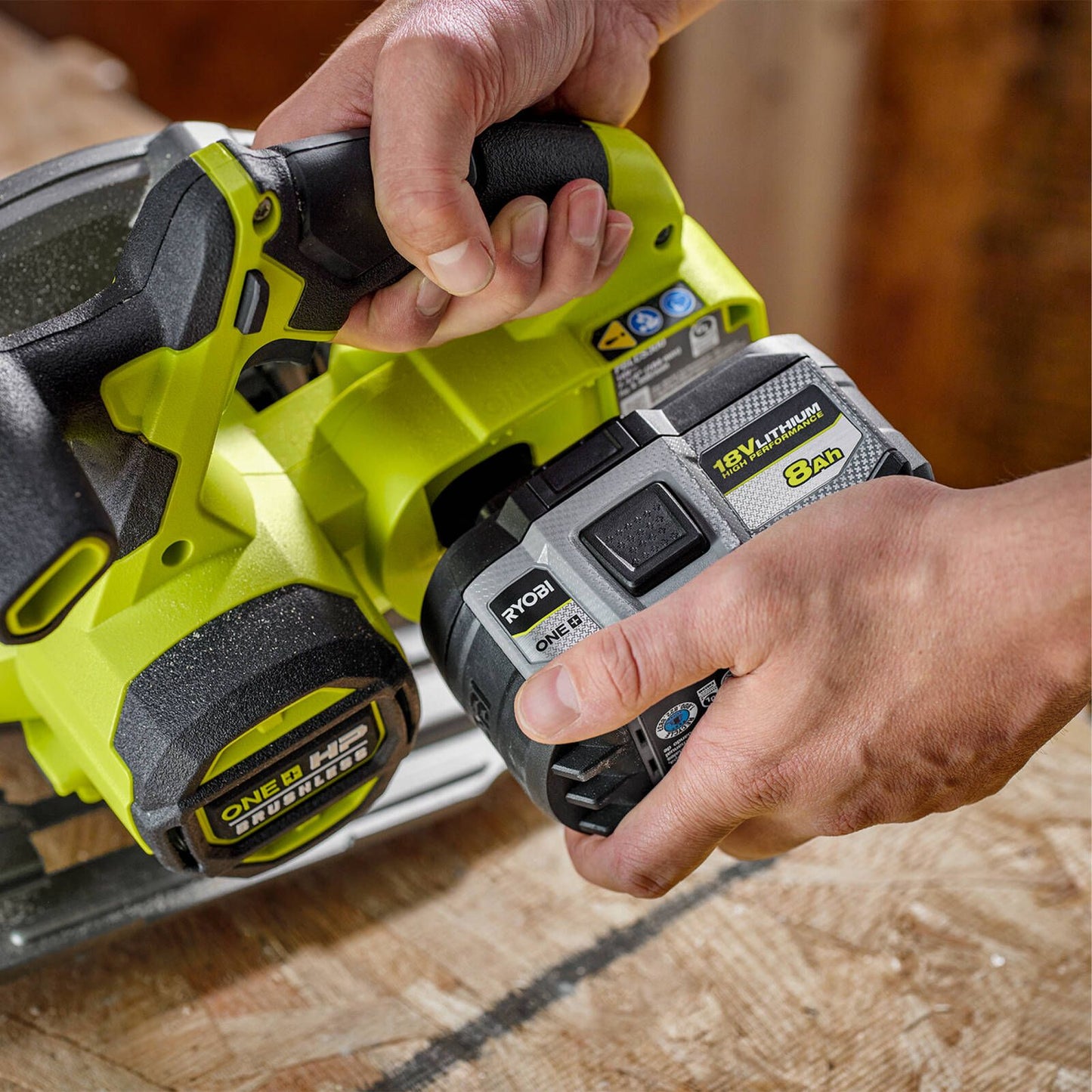 Ryobi ONE+ HP Battery - 8.0Ah - 95 x 125 x 130mm