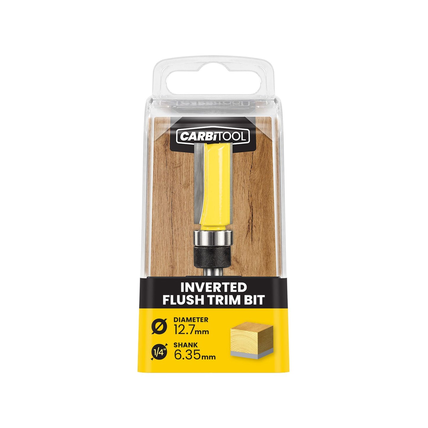Carbitool TCT Inverted Flush Router Bit - 12.7mm