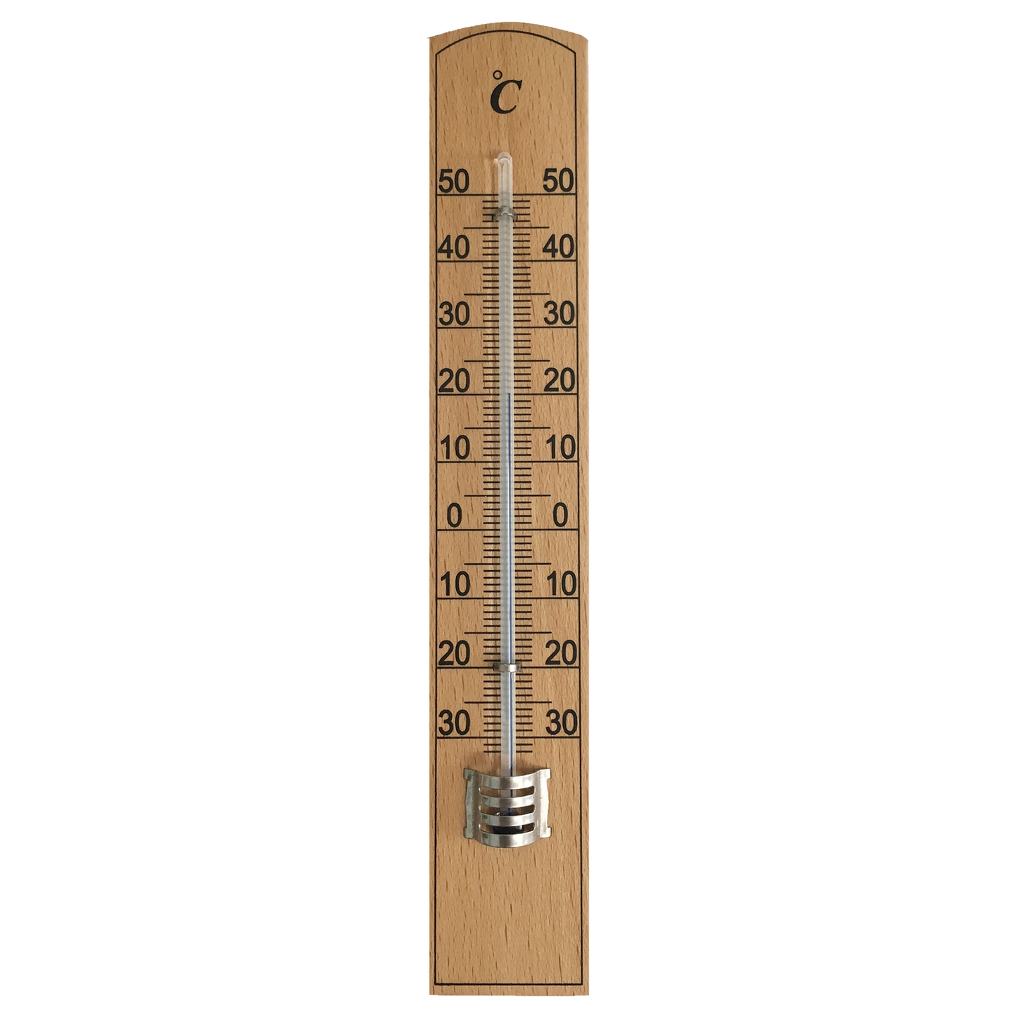 Aqua Systems Wooden Wall Thermometer - 20cm