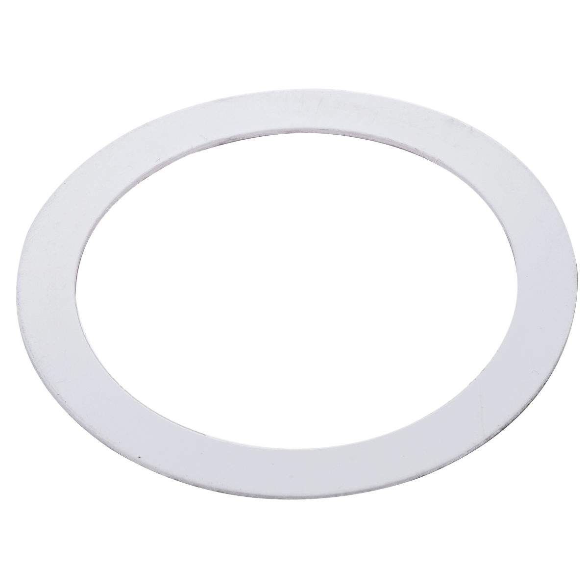 Kinetic 50mm DWV White Round Self Adhesive Cover Plate - Flat - Durable