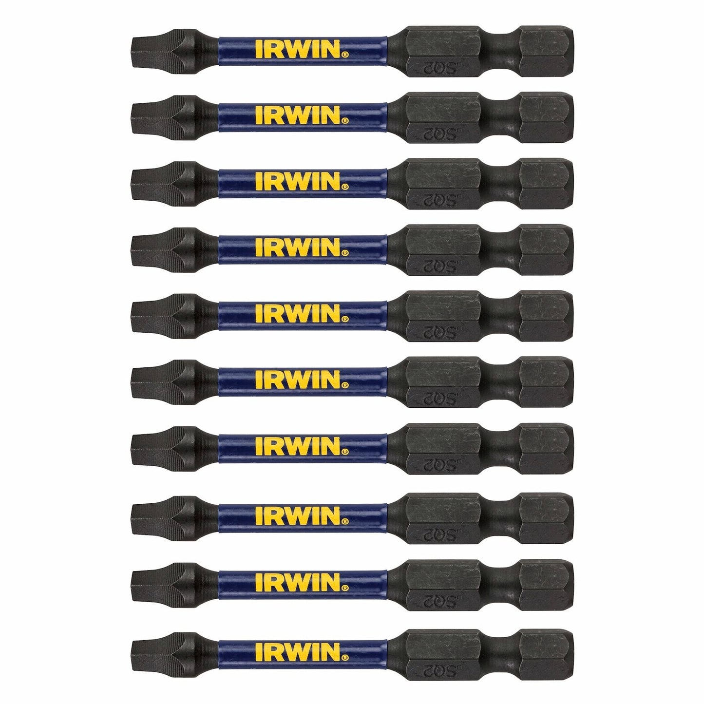 Irwin Impact Pro Performance Bits - 57mm SQ2 - 10 Pack
