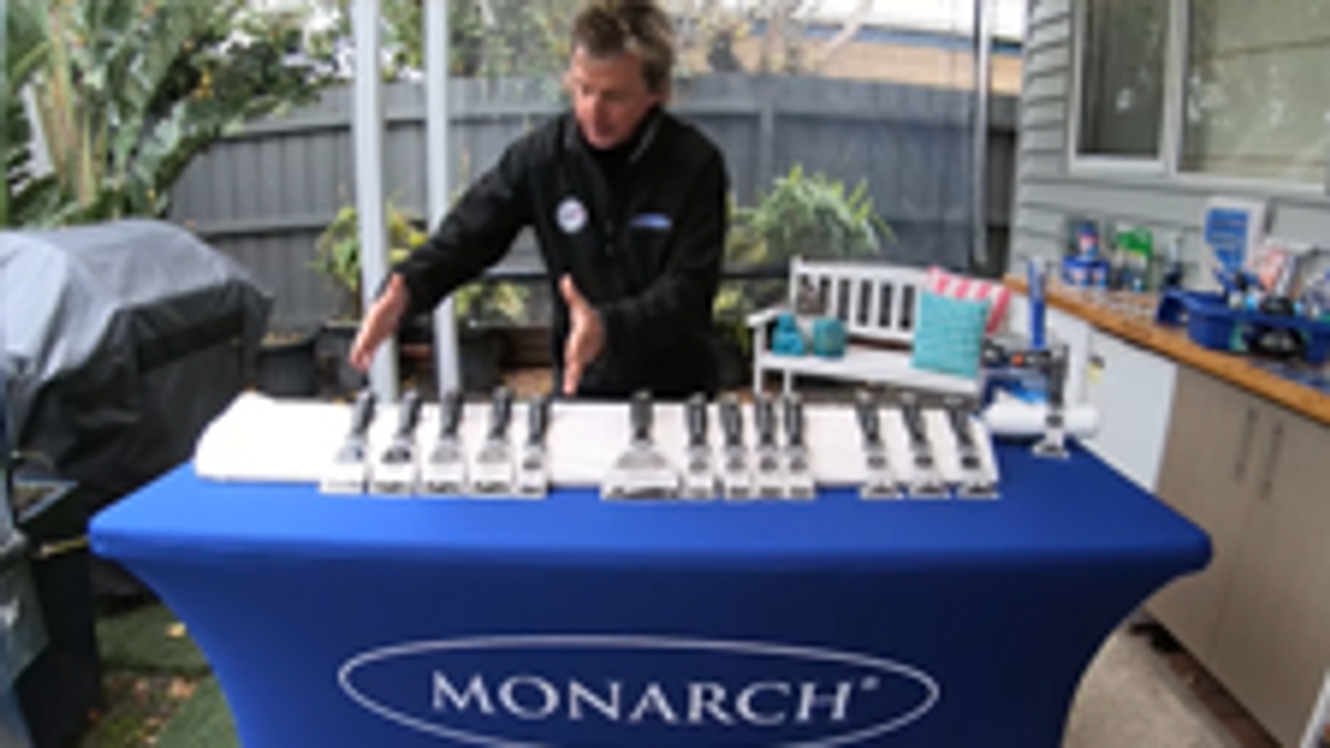 Monarch Expertech Flex Scraper - 125mm - Stainless Steel - Non-Stick