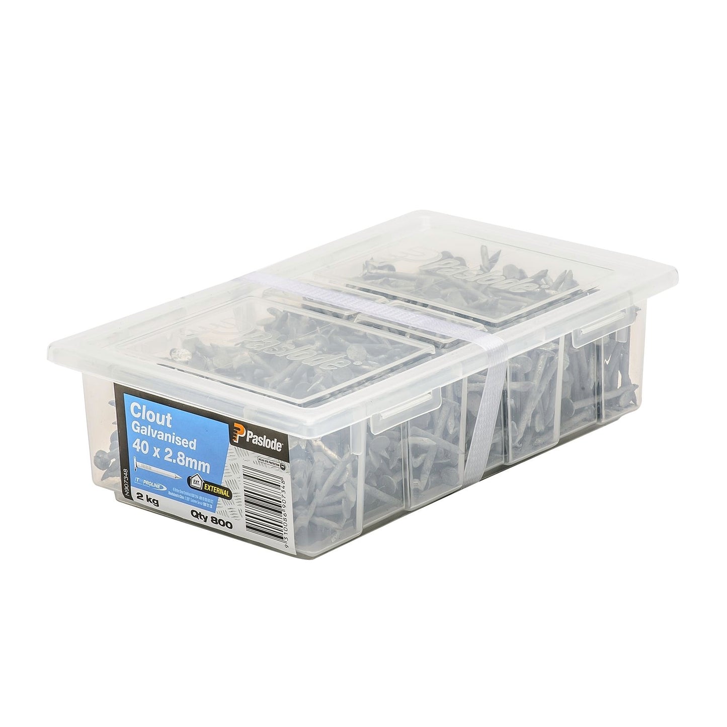Paslode Galvanised Clouts - 40 x 2.8mm - 2kg