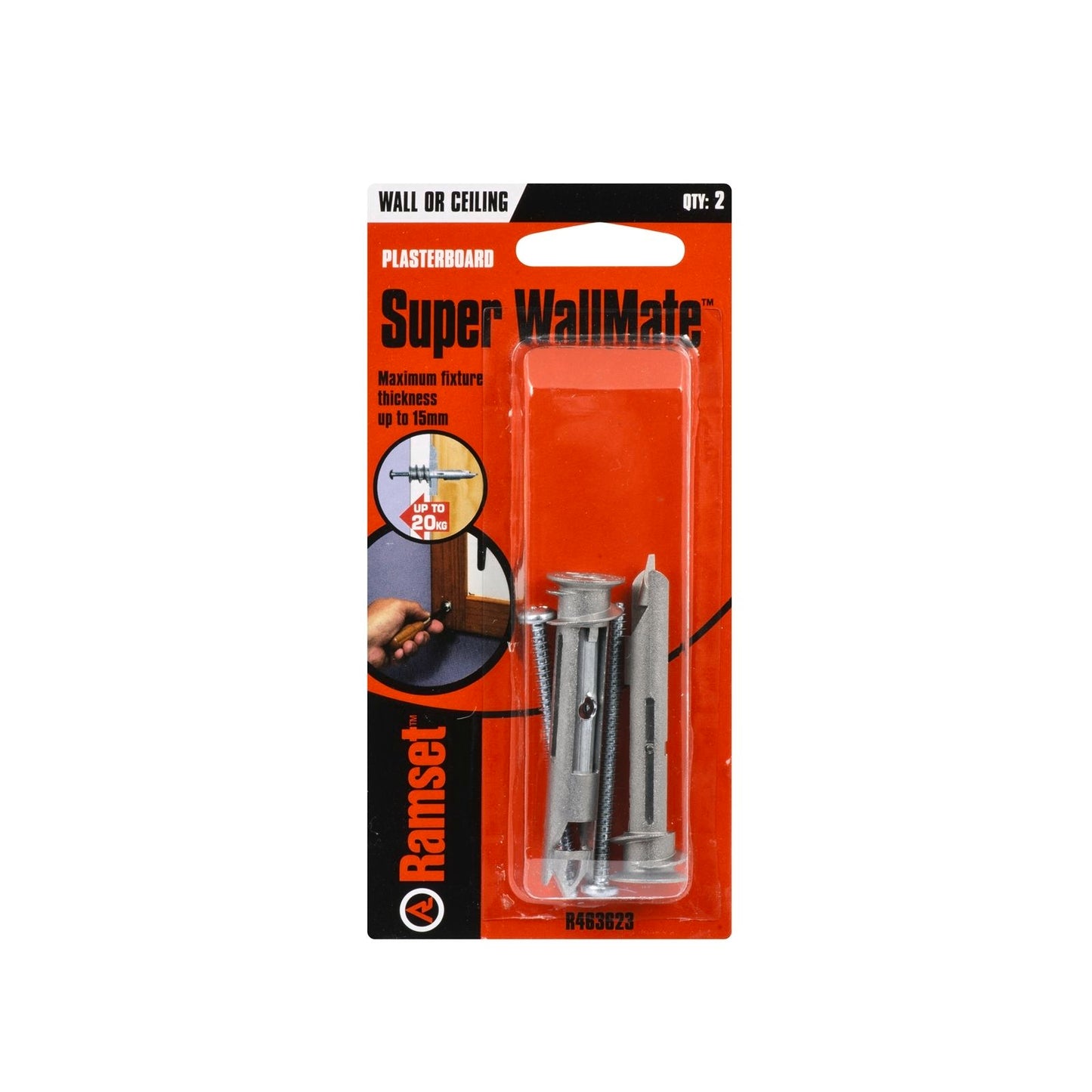 Ramset ToggleMate - 8 x 64mm - 2 Pack