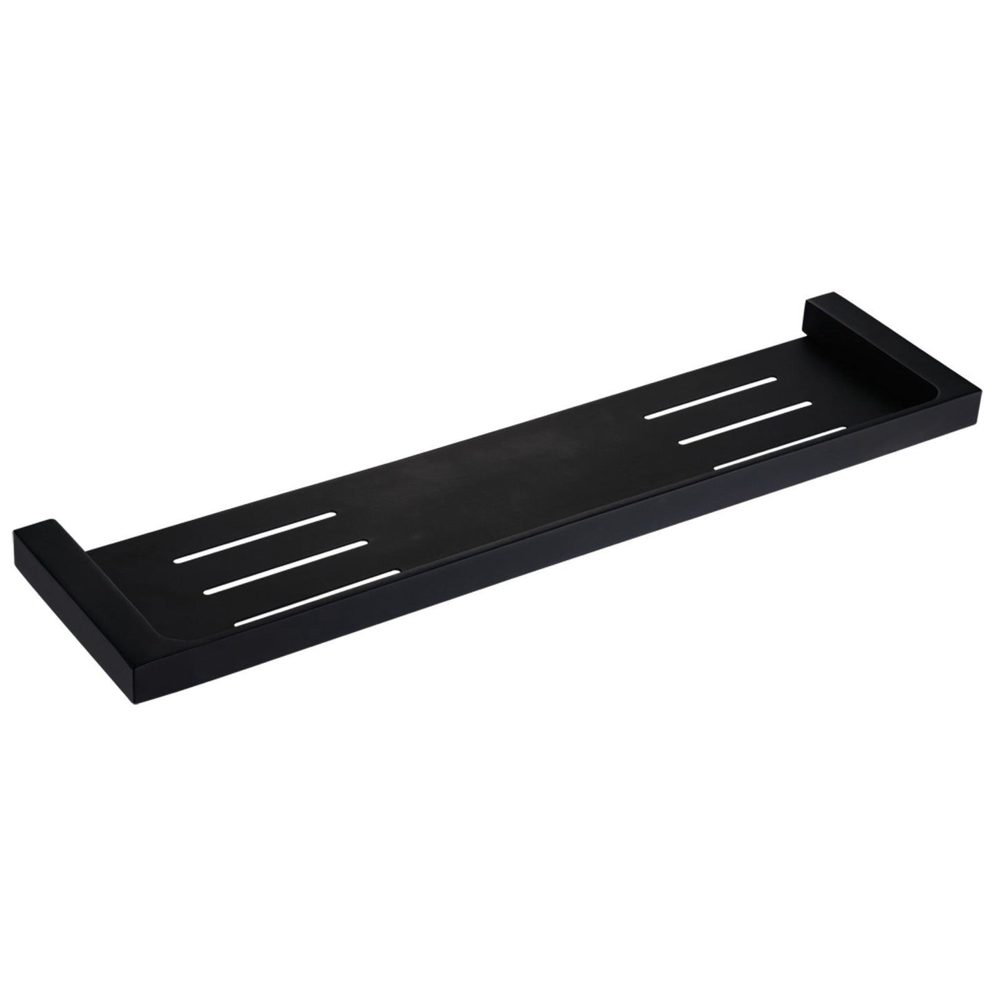 Mondella Matte Black Rumba Shower Shelf - 450 x 110mm