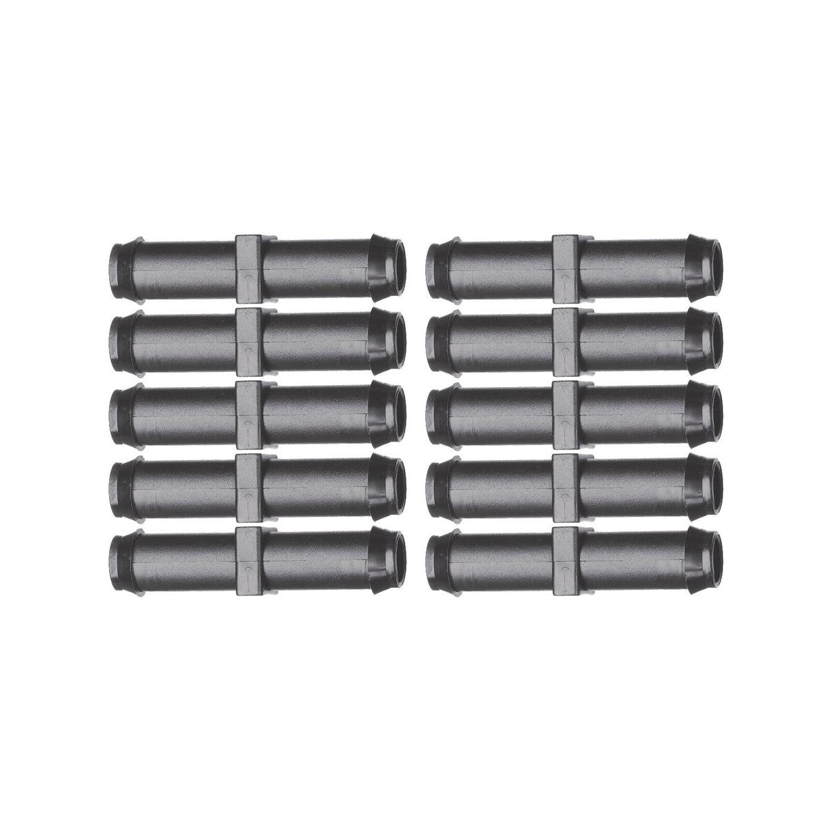 Pope 13mm Barbed Joiner 10 Pack Polypropylene UV Stabilised Flow