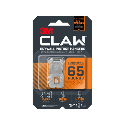 3M Claw Picture Hanger - 2 Pack - 30kg