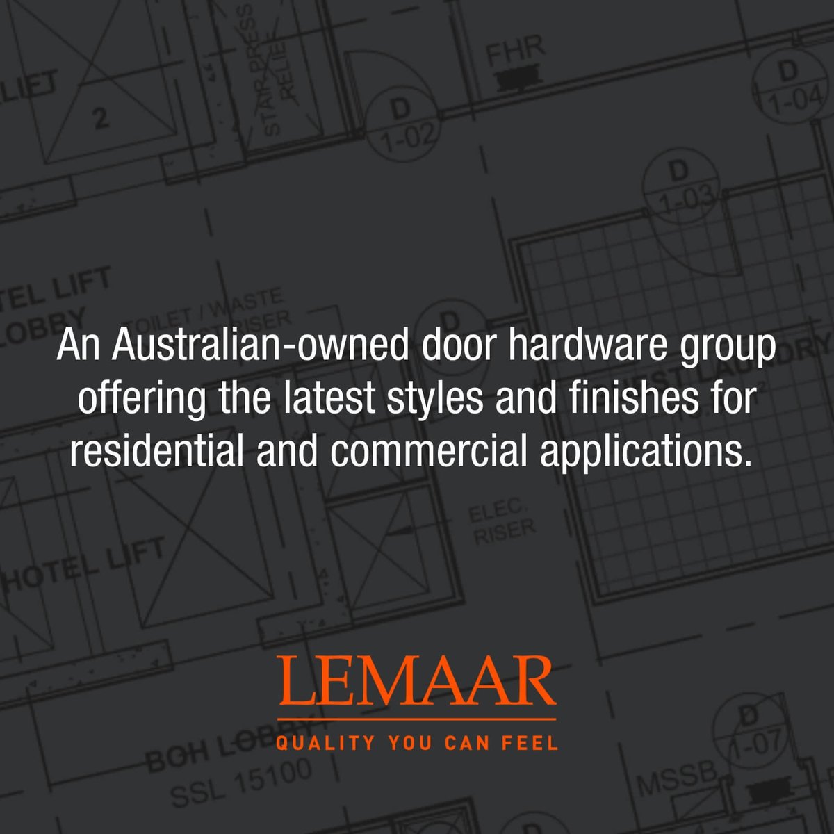 Lemaar D Pull on Plate 250 x 65 x 2mm Black DDA Compliant