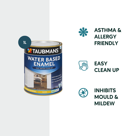Taubmans Accent Gloss Water Based Enamel Paint - 1L