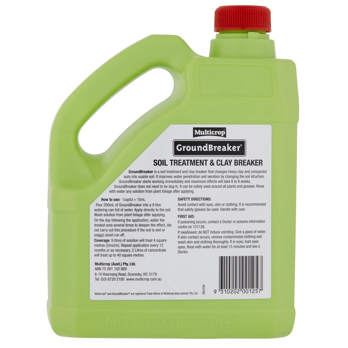 Multicrop Groundbreaker 2L Liquid Soil Treatment Clay Breaker