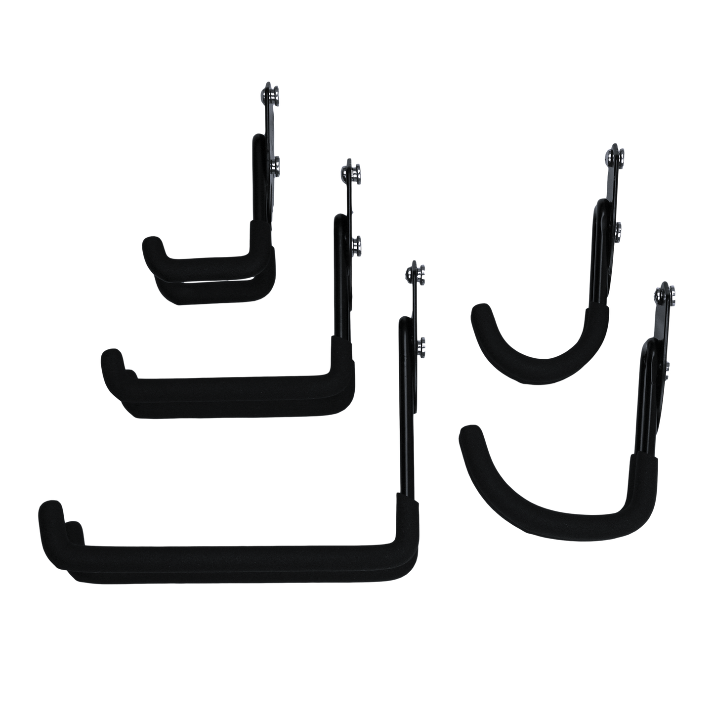 Storease Large Wall Storage System J Hook - 30kg - Black