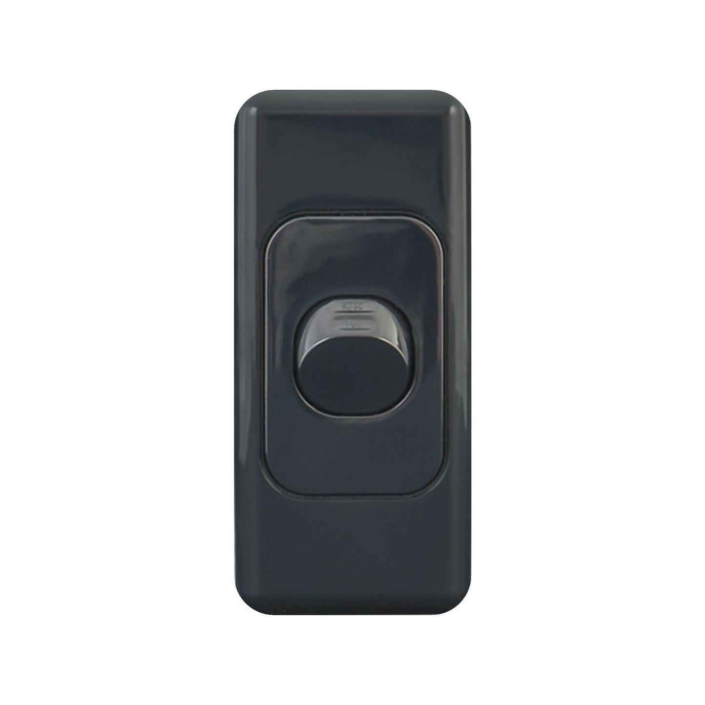 DETA Black Single Architrave Switch - 34mm