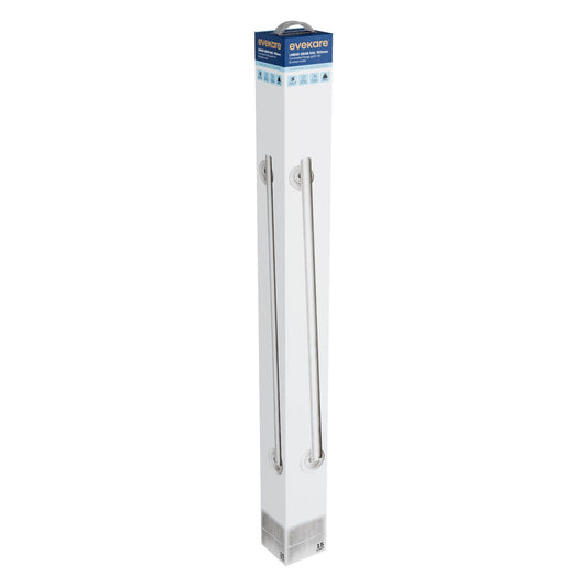 Evekare Linear Grab Rail - 900mm - Brushed Nickel
