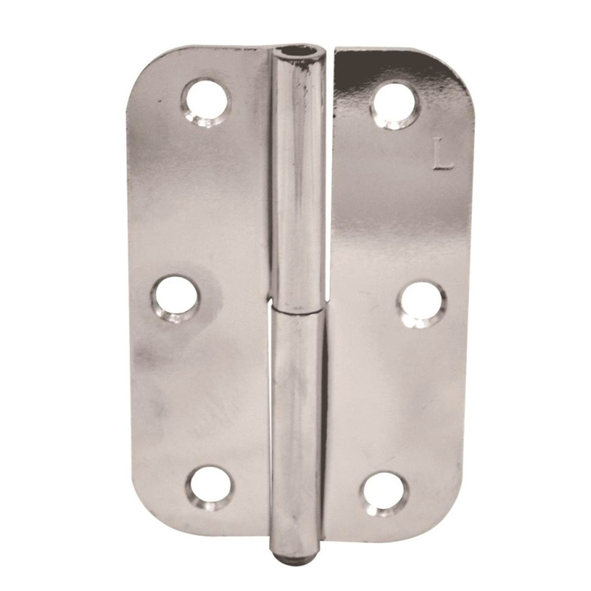Lane Lift Off Pin Radius Hinge - 90mm - Polished Chrome - Easy Install