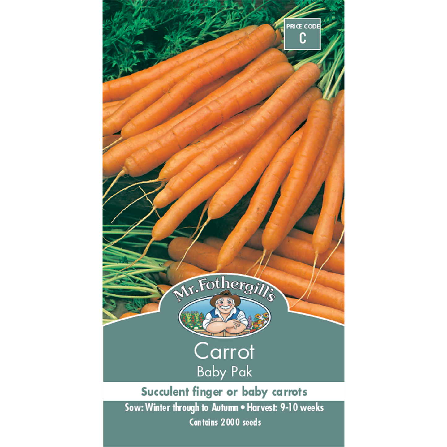 Mr Fothergill Baby Pak Carrot Seeds