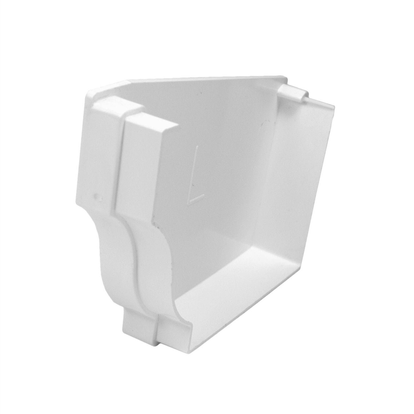 Icon Plastics Gutter Stop End - 80mm