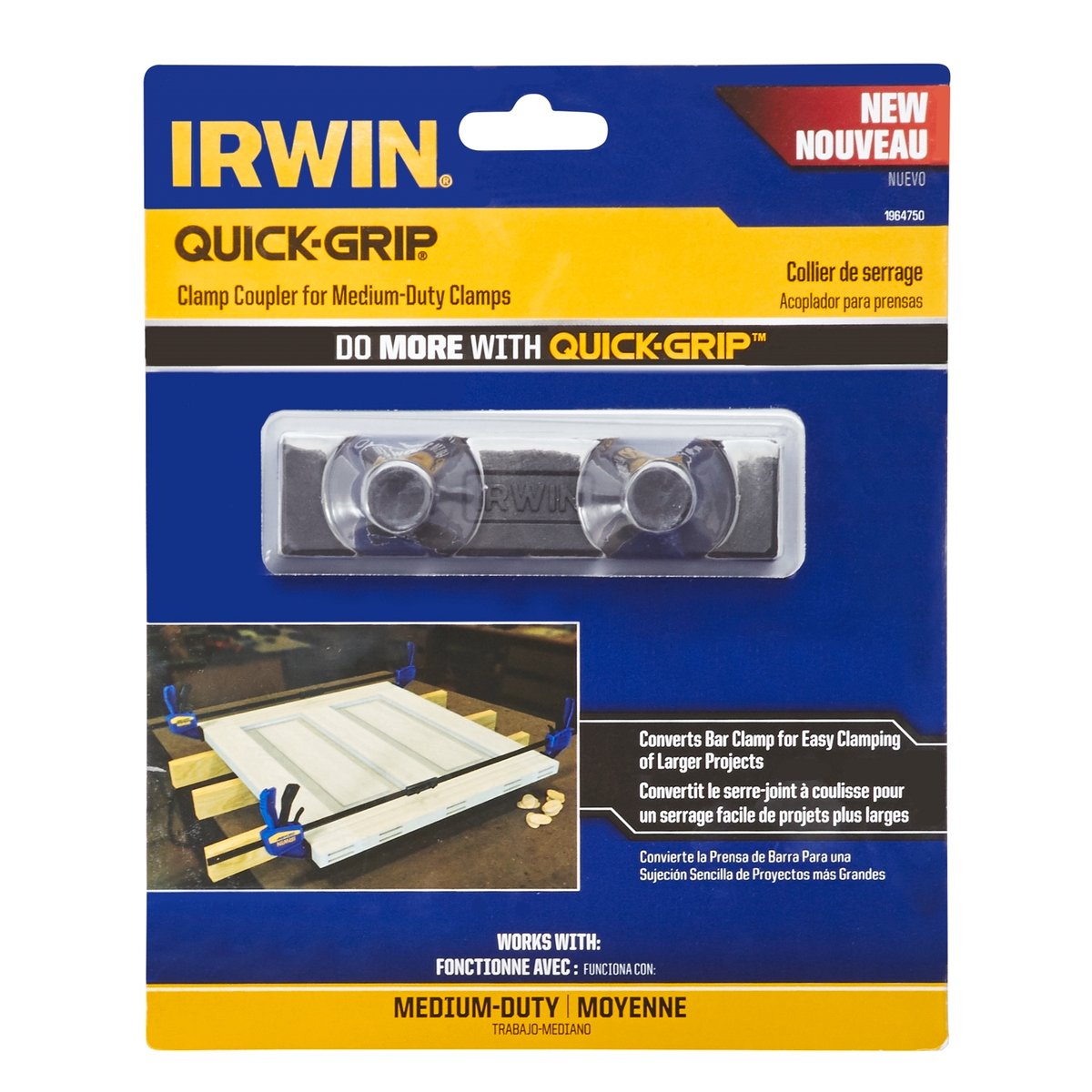 Irwin Quick-Grip Medium Duty Clamp Coupler