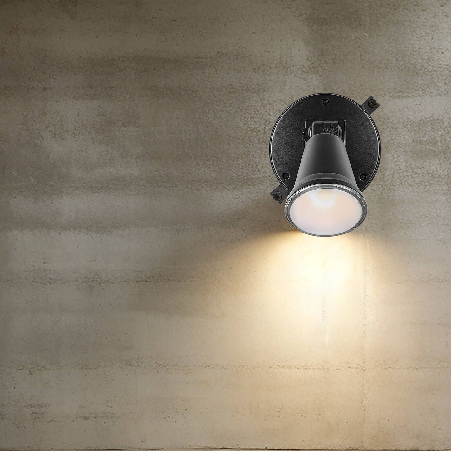 Brilliant Black Lamy DIY Single Head Security Light - 800 Lumens