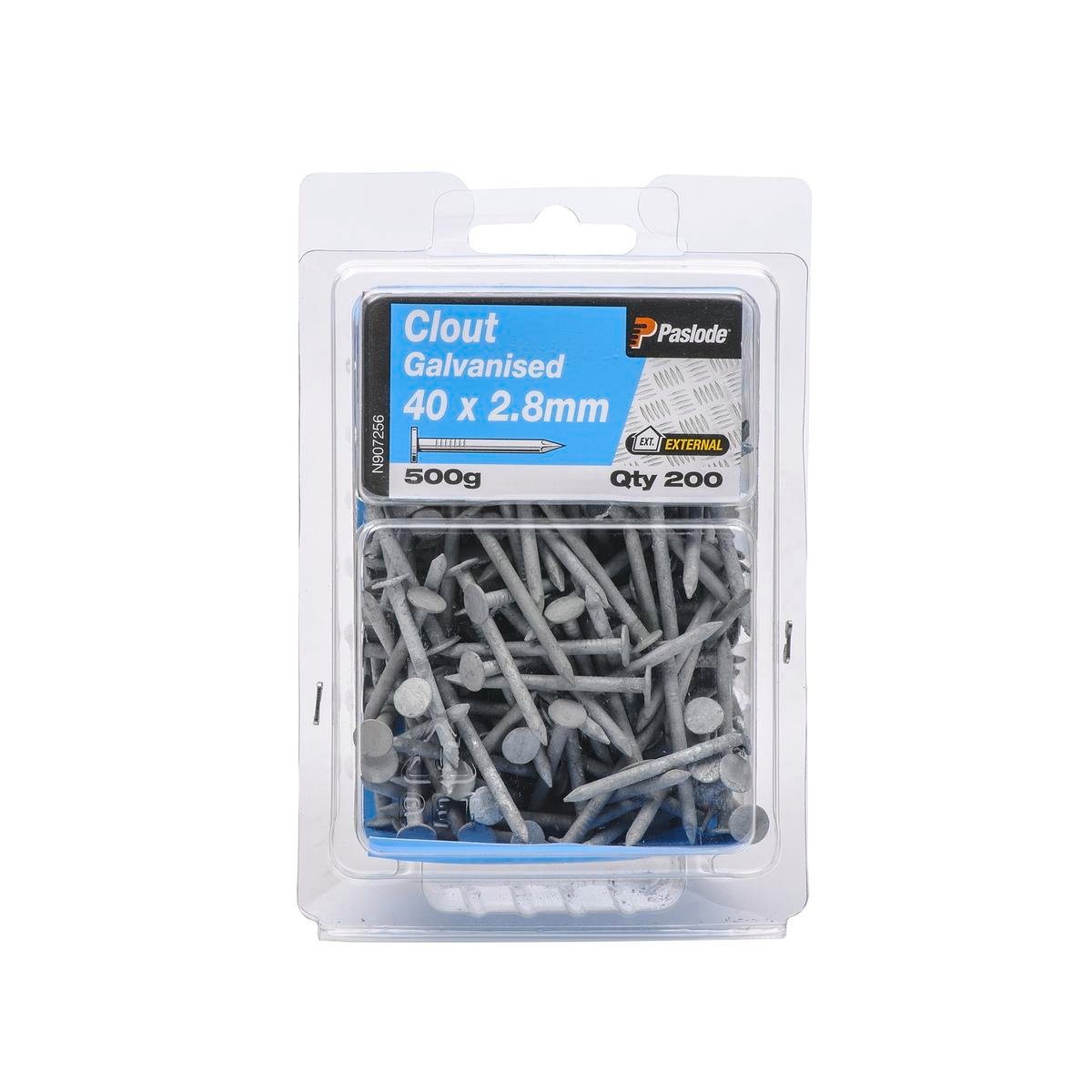 Paslode Galvanised Clouts 40mm x 2.8mm 500g Corrosion Resistant 200 Pack