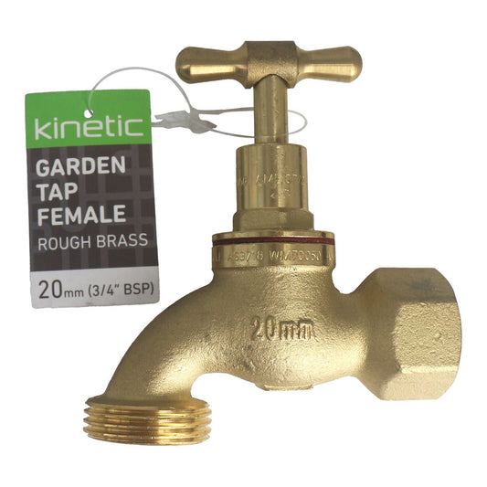 Kinetic Brass Female Garden Tap - 20mm