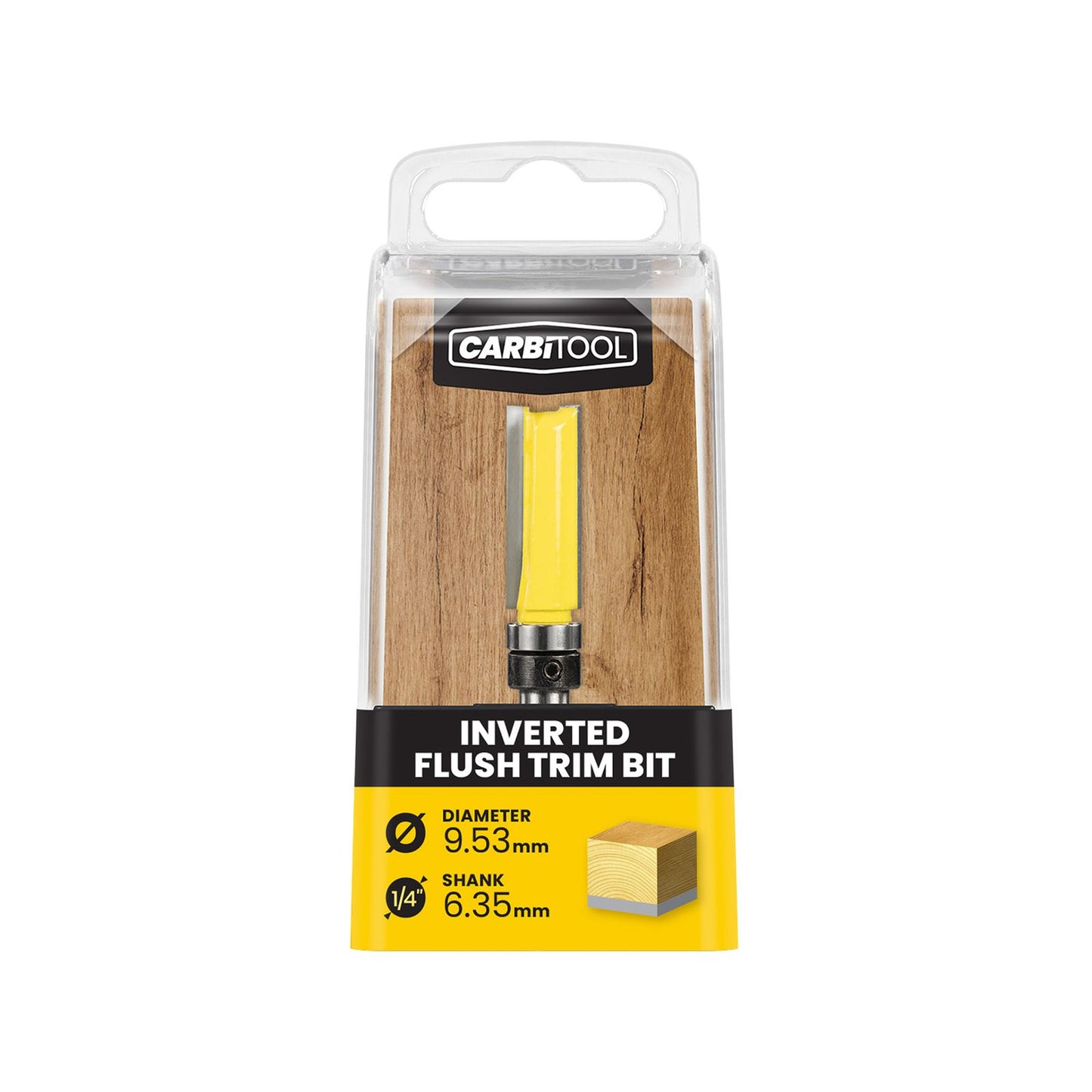 Carbitool TCT Inverted Flush Filter Router Bit - 9mm