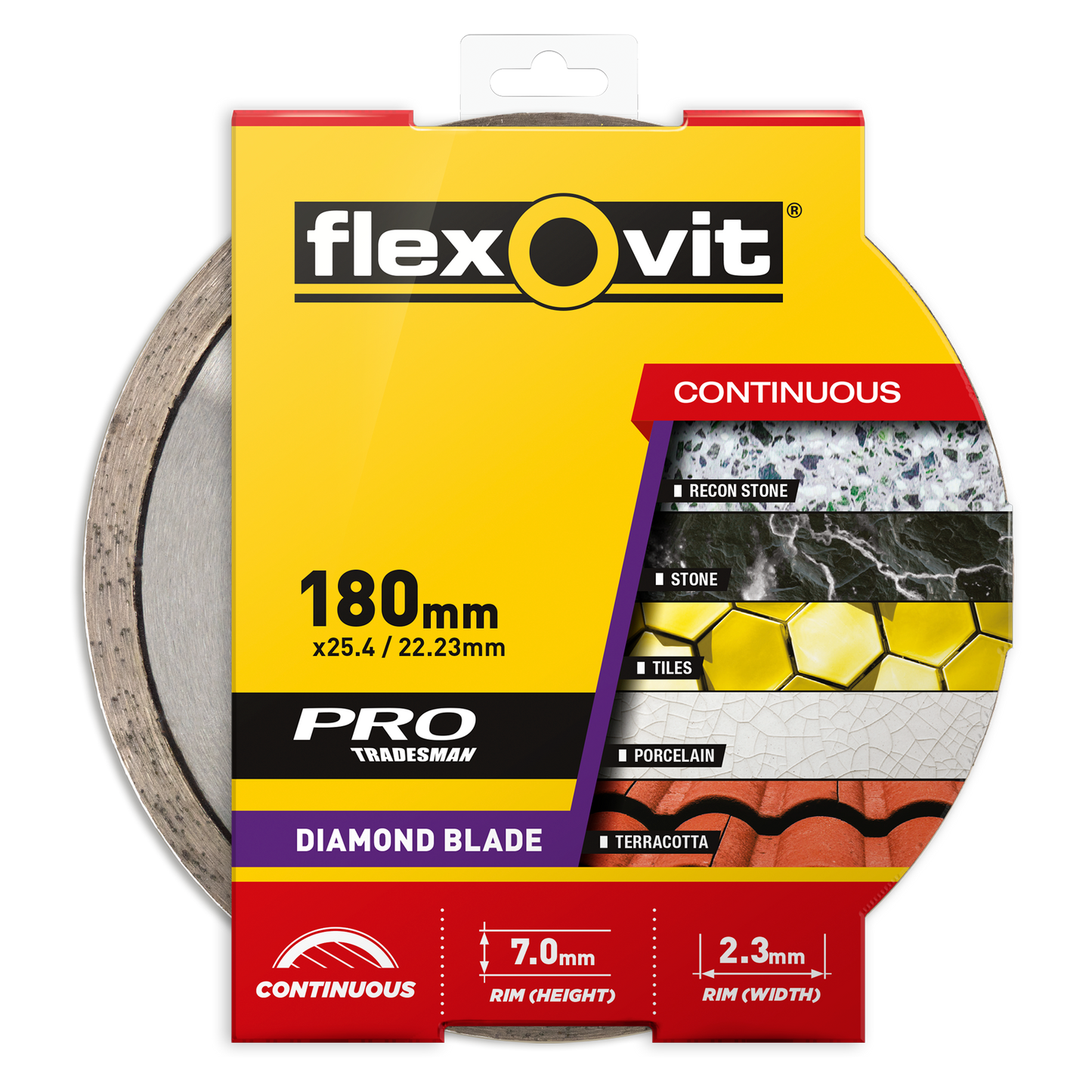 Flexovit Diamond Blade - 180mm