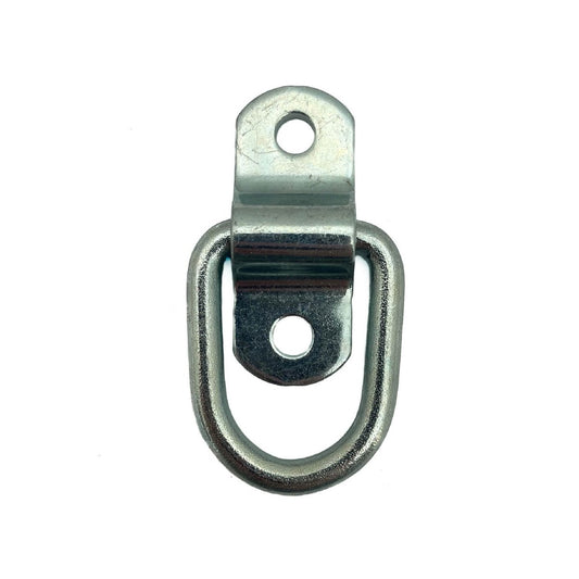 Grunt D Ring Anchor Points 4 Pack - Heavy Duty Steel - 35mm Size - Silver