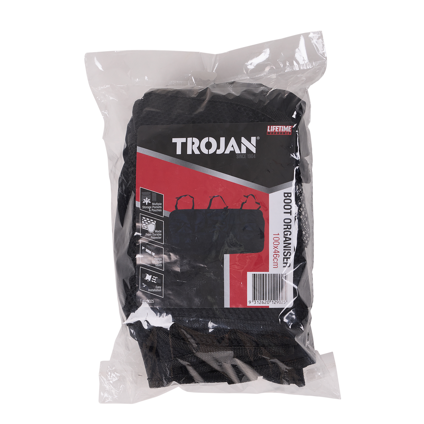 Trojan Boot Organiser - 100x46cm - Black