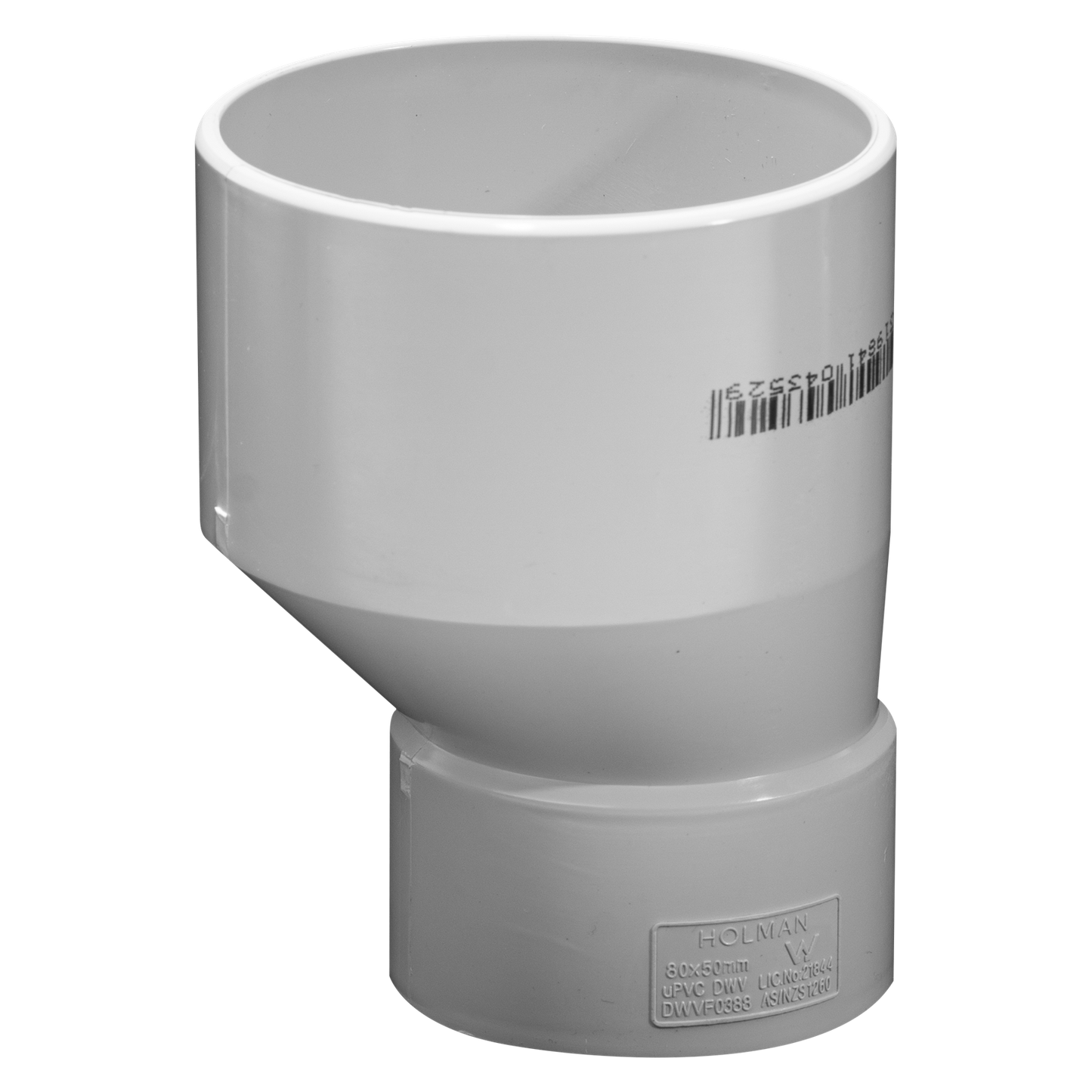 Holman DWV PVC Level Invert Taper - 80 x 50mm