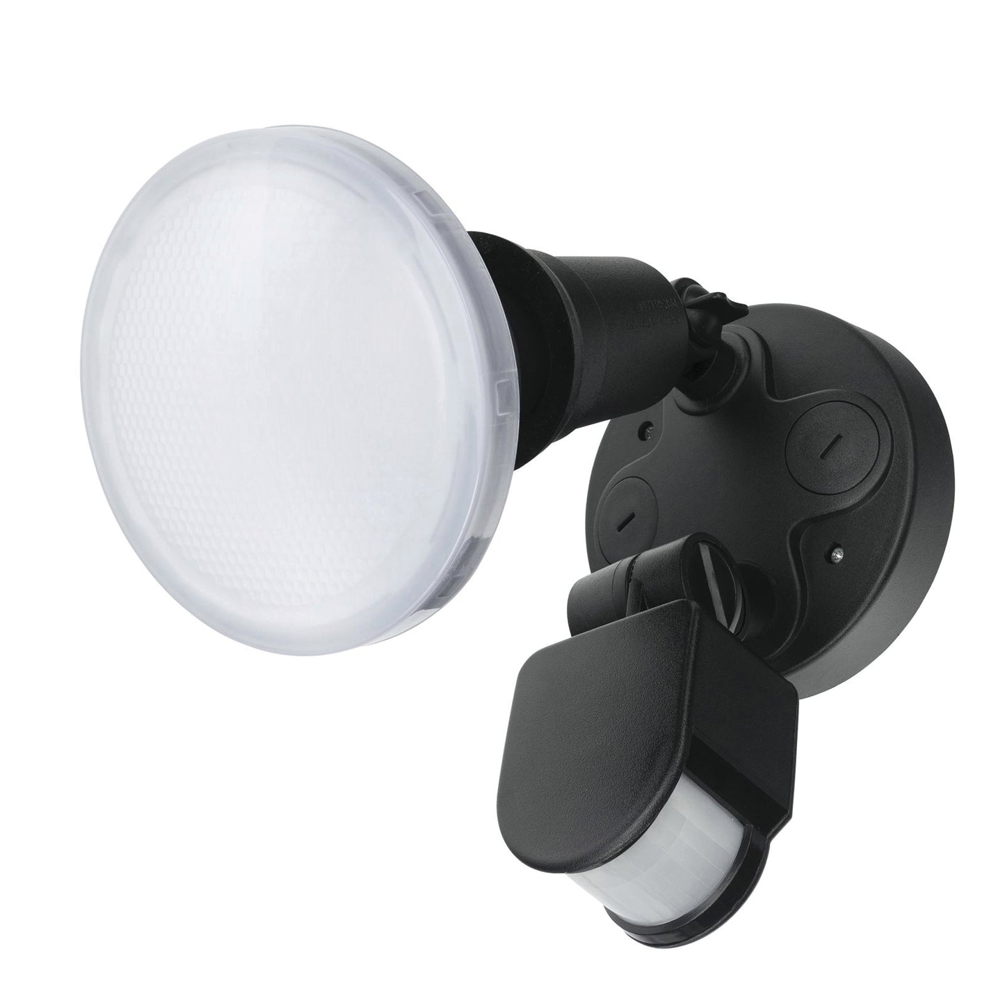 Brilliant Black PAR38 Keeper LED Sensor Light - 121 x 180 x 230mm