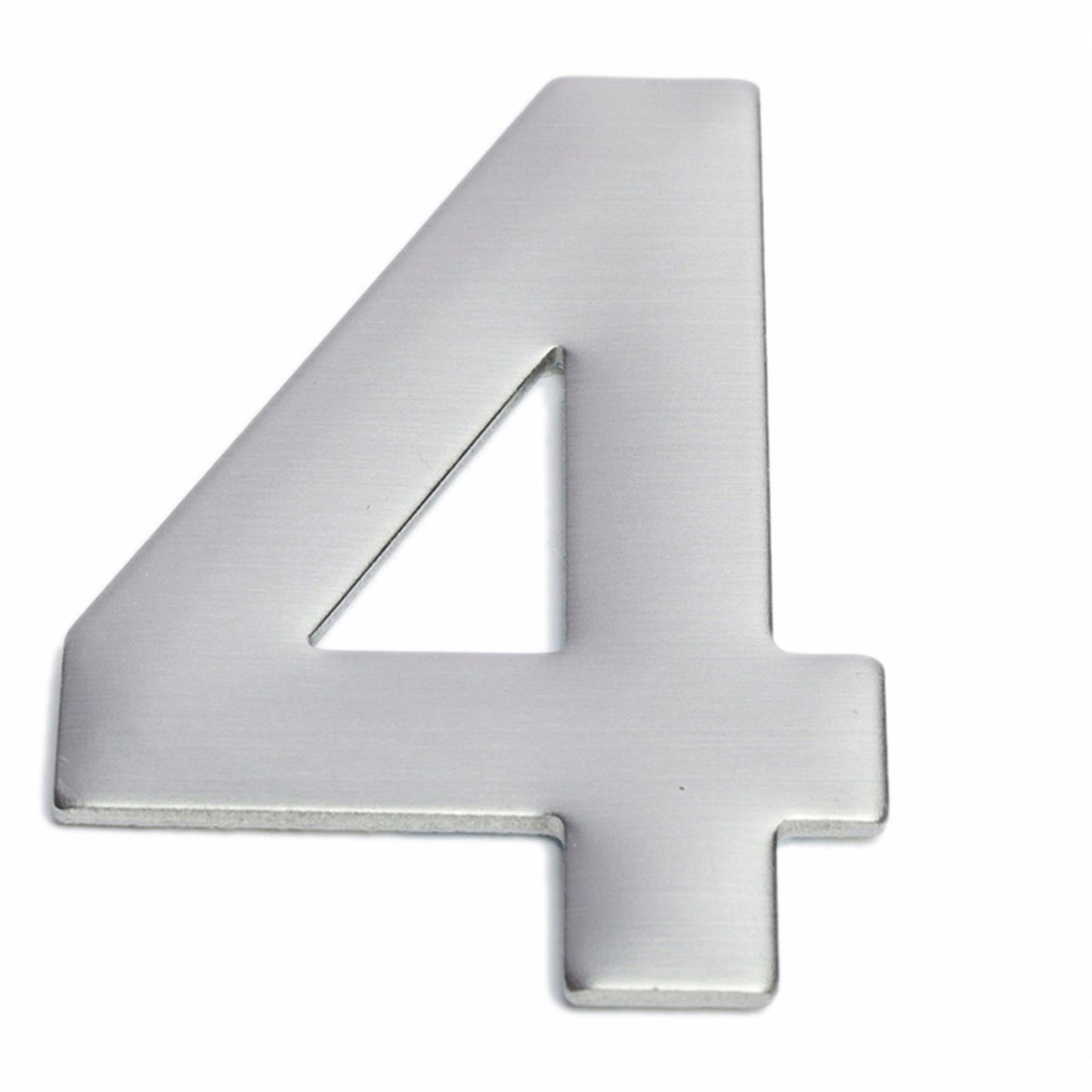 Sandleford Stainless Steel Self Adhesive House Number 4 - 75mm