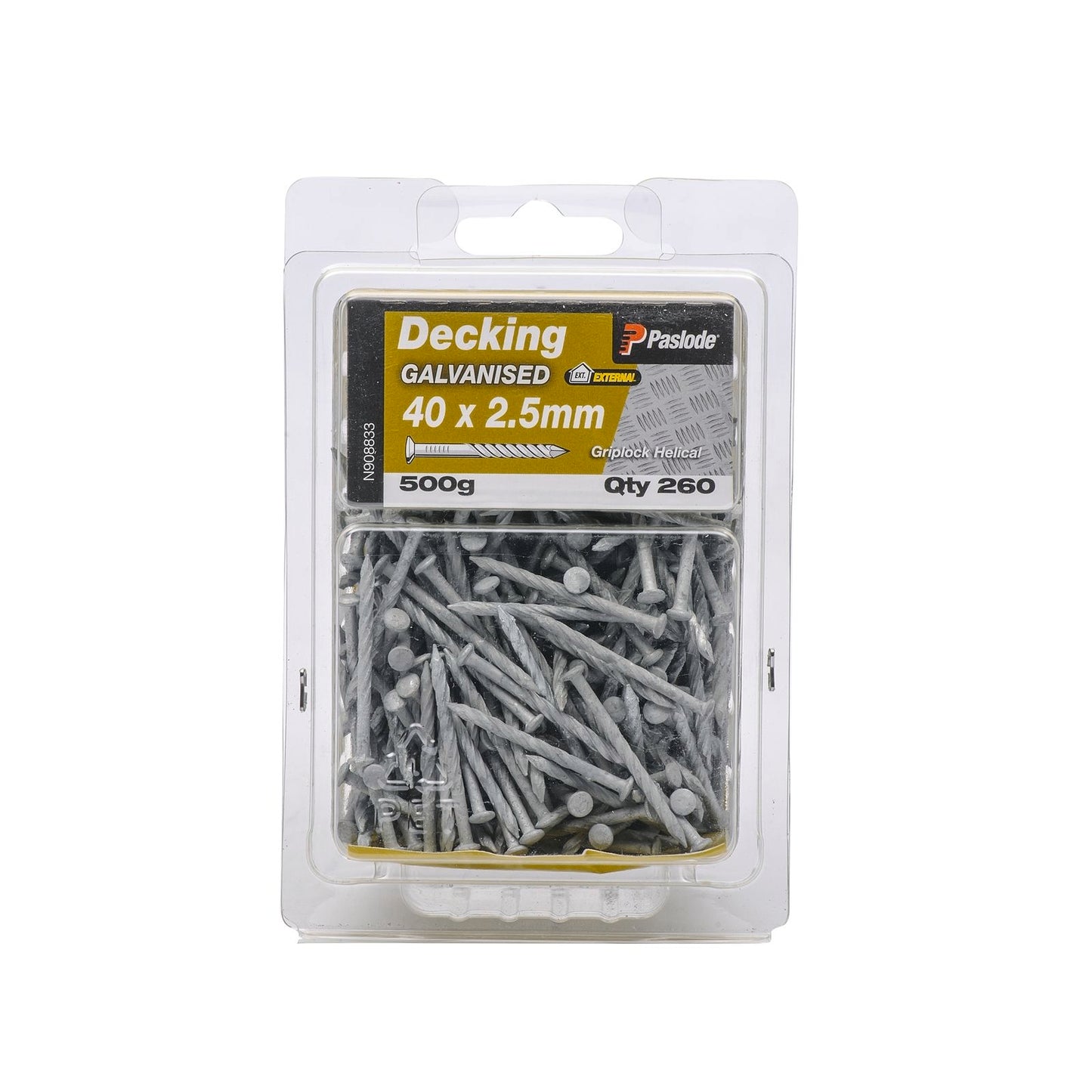 Paslode Galvanised Nails - 40 x 2.5mm - 500g