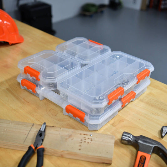 Tactix Storage Organiser Set - 362 x 106 x 330mm - 4 Piece
