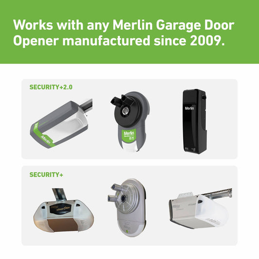 Merlin E985M Garage Door Remote - 4 Button - 46 x 57mm
