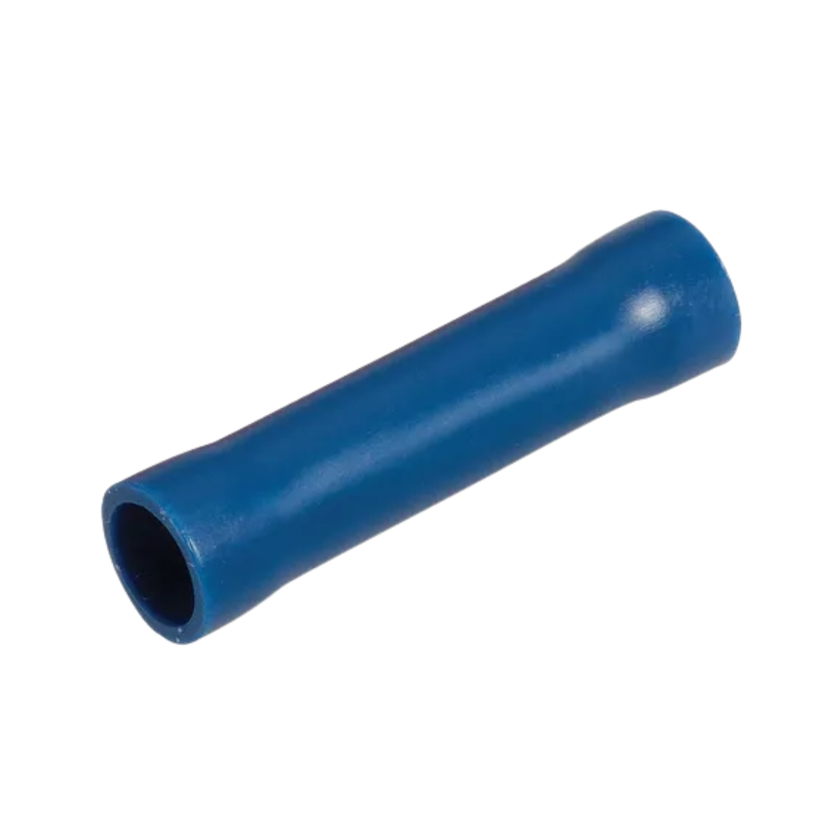Narva 4mm Blue Butt Splice Cable Joiner 100 Pack Flared Vinyl Insulated