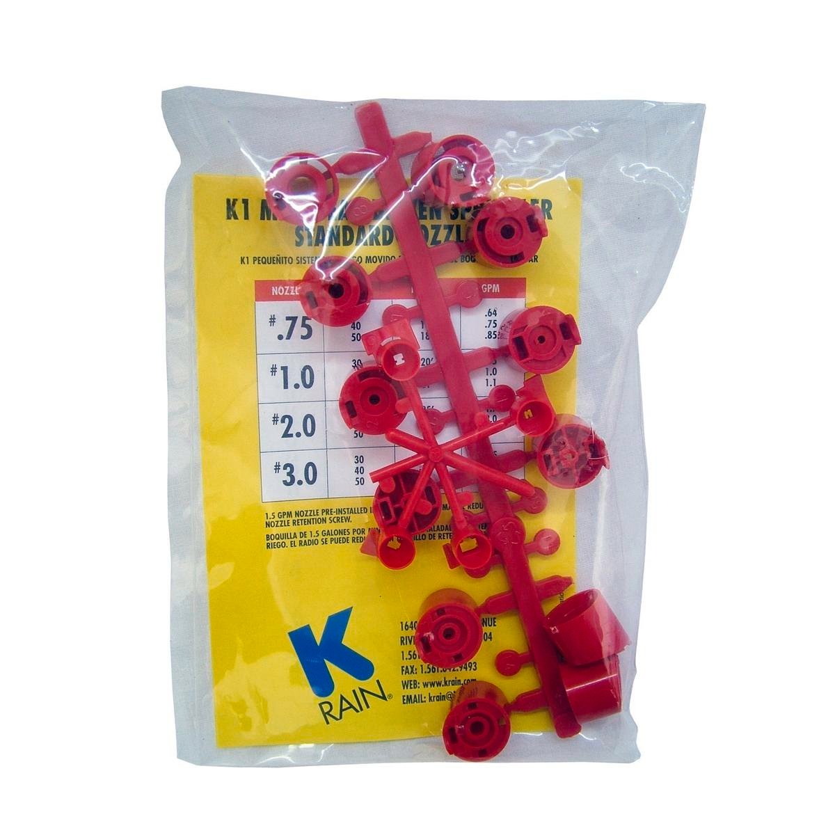 K Rain K1 K2 Replacement Nozzle Kit - 55mm Plastic - Water Saving