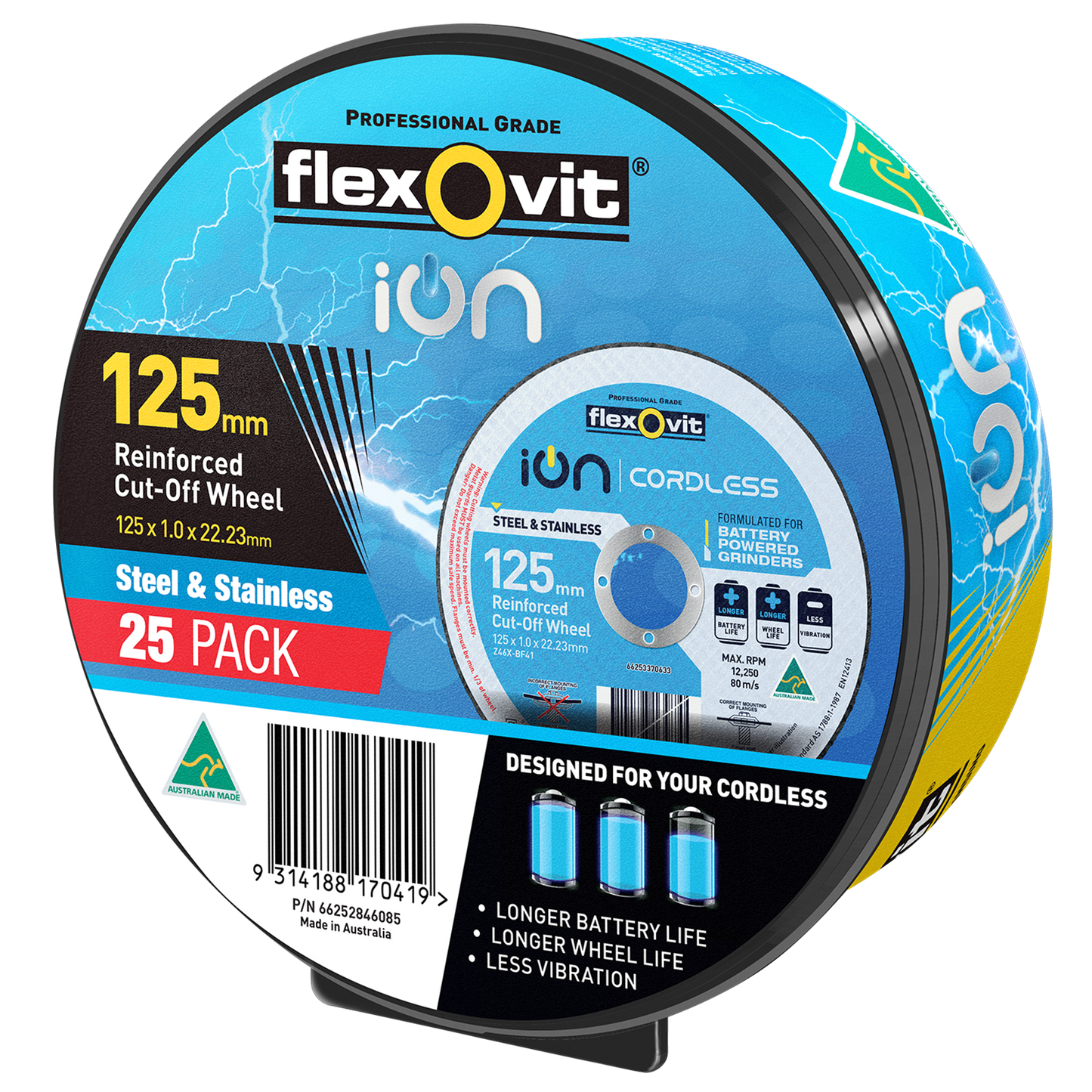 Flexovit Cut Off Wheel - 125mm - 25 Pack