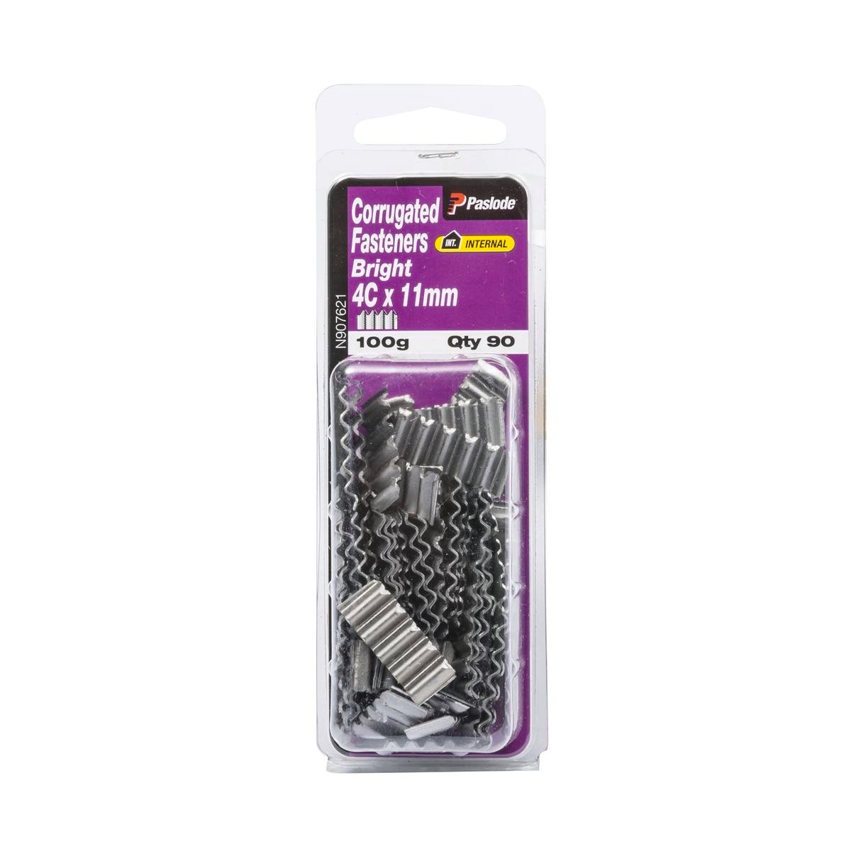 Paslode Corrugated Nails 40 x 11mm Bright Steel 90 Pack Durable