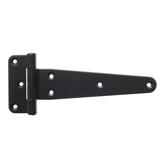 Zenith Matte Black Tee Gate Hinge - 200mm - 2 Pack