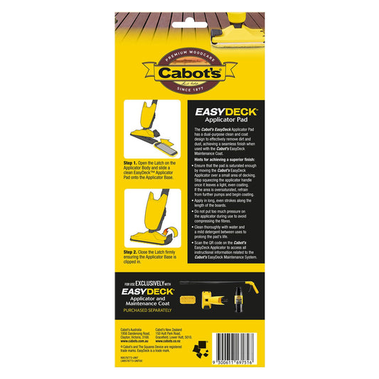 Cabot's Easydeck Applicator Pad Replacement - 125 x 310mm