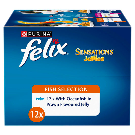 Felix As Good As It Looks Sensations Jellies Wet Cat Food - 85g - 36 Pack