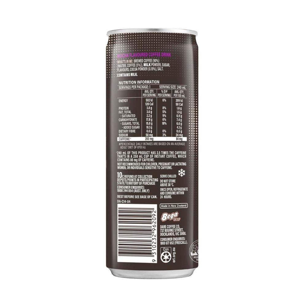 Dare Charged Mocha - 240mL