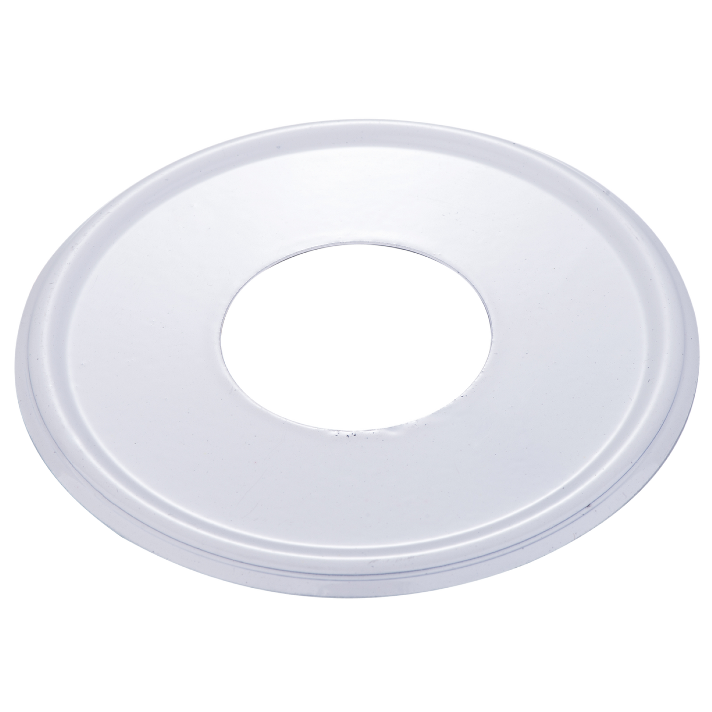 Kinetic 32mm White DWV Flat Cover Plate - 100mm Diameter