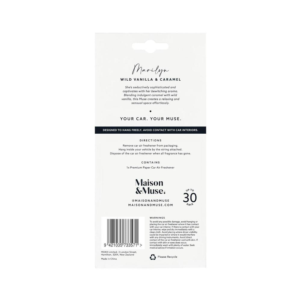 Maison & Muse Car Freshener Wild Vanilla & Caramel - 1 Pack