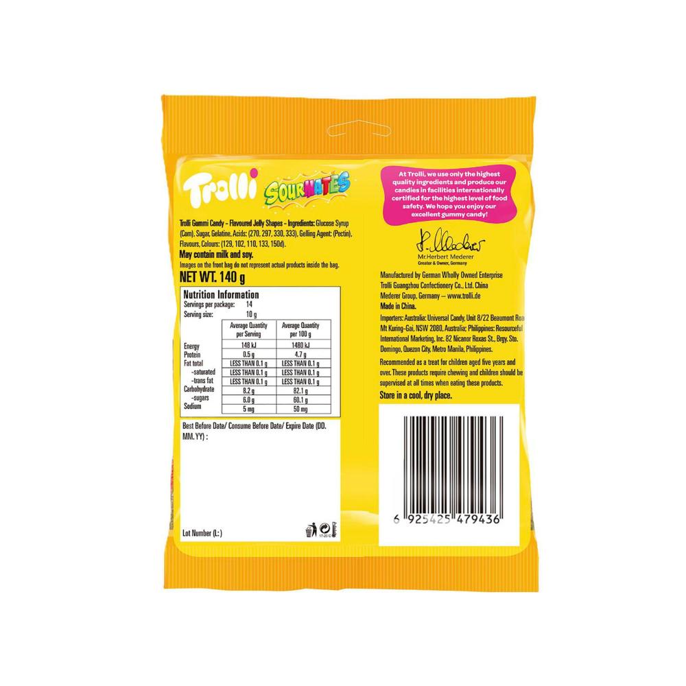 Trolli Sour Mates Bag - 140g