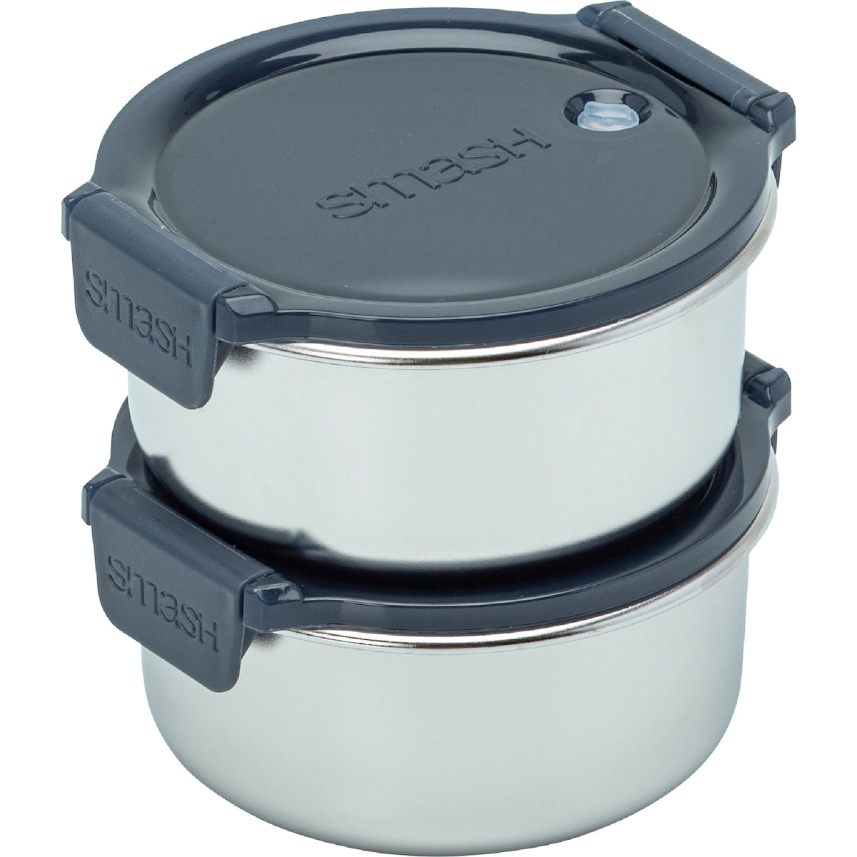 Smash Blue Stainless Steel Snack Pots Assorted 200ml 2 Pack