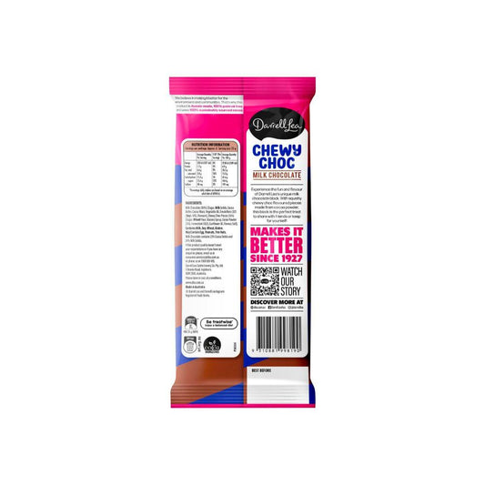 Darrell Lea Choc Chewy Chocolate Block - 160g